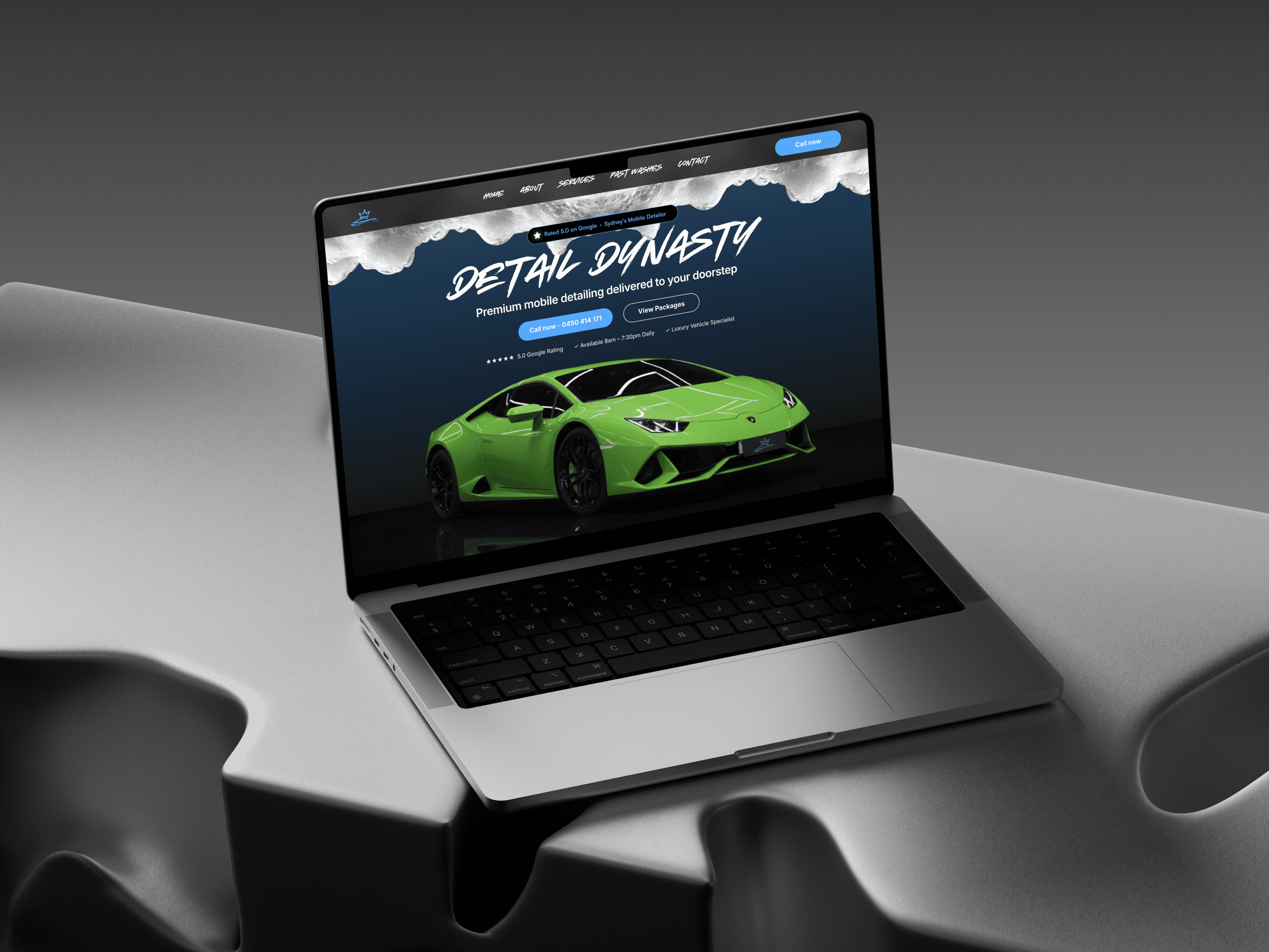 Detail website